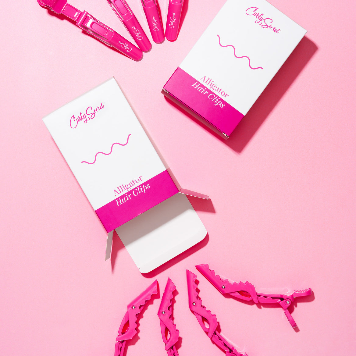 Alligator hair clips