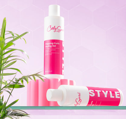 Gel de style boucles à écran